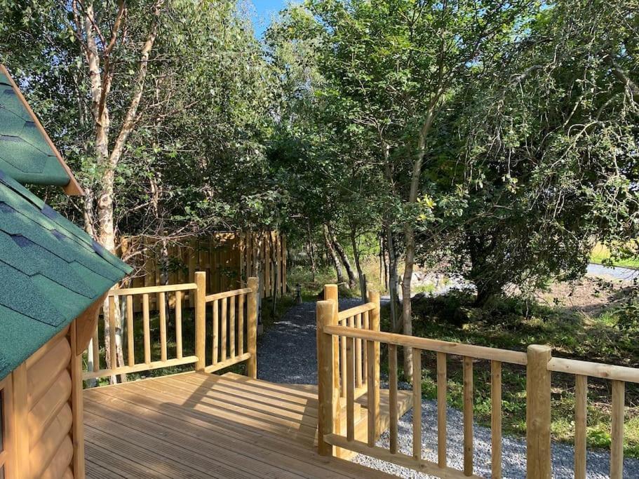 Craigshannoch Luxury 1 Bed Woodland Lodge Hot Tub Kintore Exterior photo
